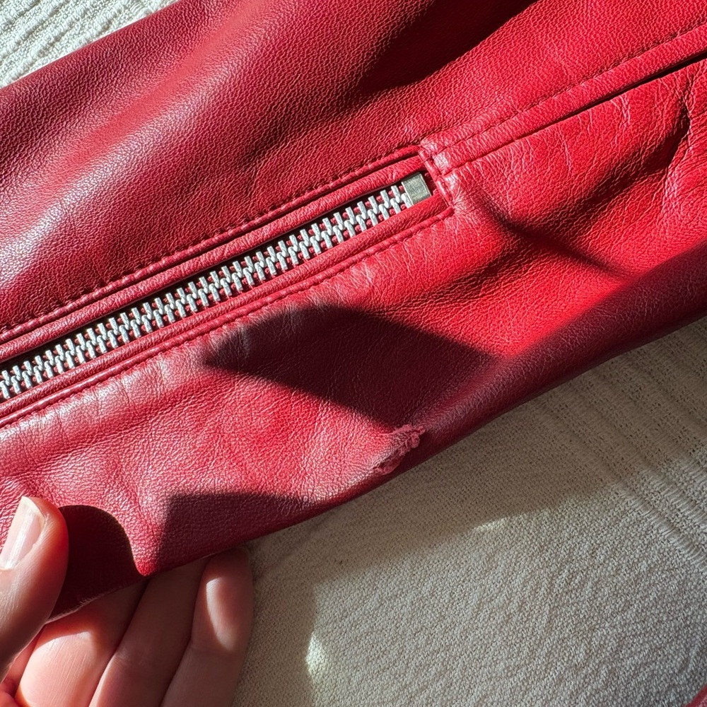Red Leather Jacket - Picture 6 of 8